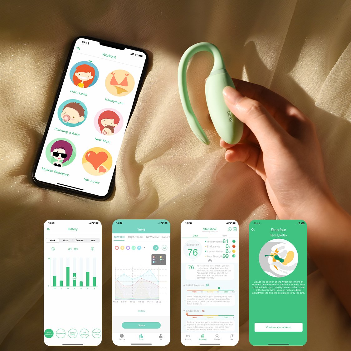 kegel bundle: magic fitcute rejuve +secret lover lubricant kegel bundle: magic fitcute rejuve +secret lover lubricant