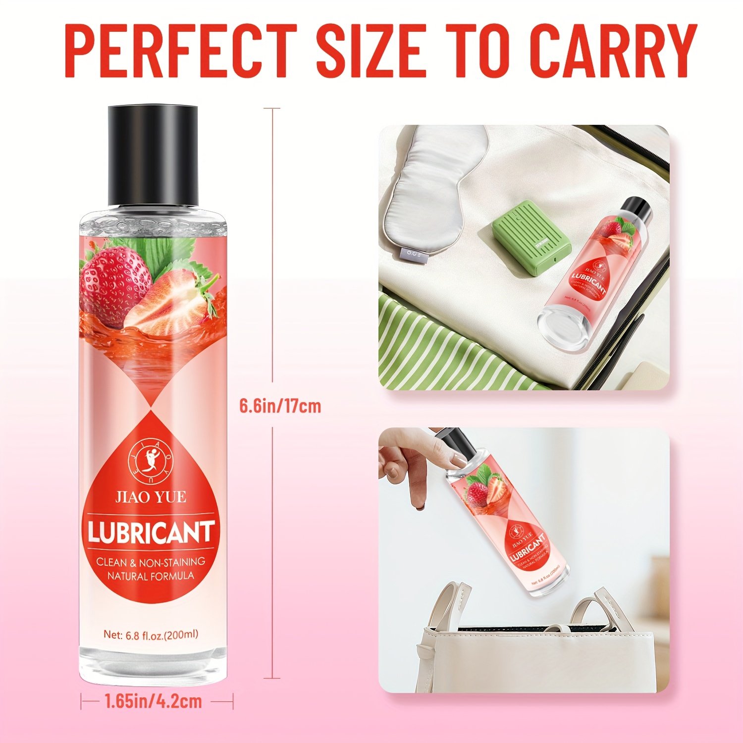 sweet aroma strawberry lubricant 6.8fl.oz, silky smooth & long lasting, non sticky, hypoallergenic, water based formula for men, women & couples, natural pleasure, flavored lubes for couples, for sex toys sex doll pleasure masturbator sweet aroma strawberry lubricant 6.8fl.oz, silky smooth & long lasting, non sticky, hypoallergenic, water based formula for men, women & couples, natural pleasure, flavored lubes for couples, for sex toys sex doll pleasure masturbator
