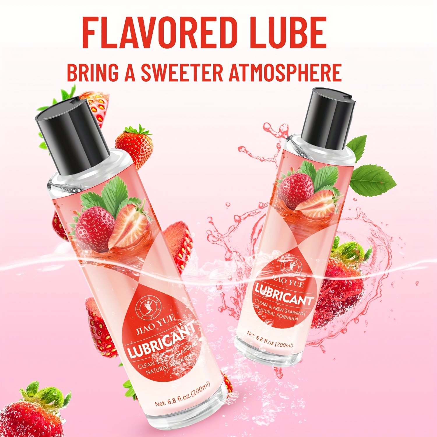 sweet aroma strawberry lubricant 6.8fl.oz, silky smooth & long lasting, non sticky, hypoallergenic, water based formula for men, women & couples, natural pleasure, flavored lubes for couples, for sex toys sex doll pleasure masturbator sweet aroma strawberry lubricant 6.8fl.oz, silky smooth & long lasting, non sticky, hypoallergenic, water based formula for men, women & couples, natural pleasure, flavored lubes for couples, for sex toys sex doll pleasure masturbator